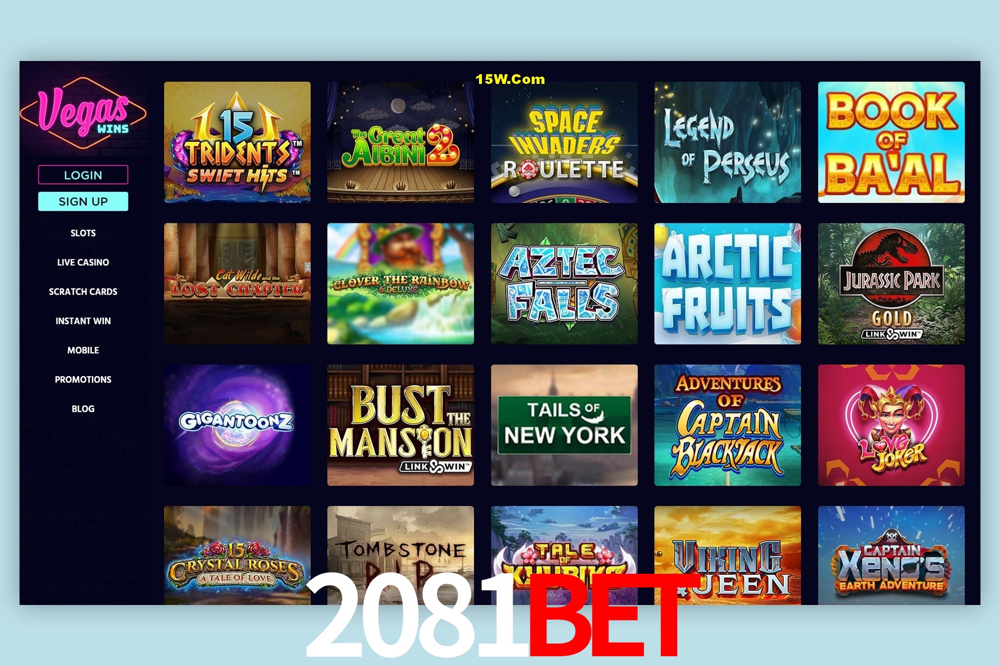 Mesa de Blackjack 2081Bet